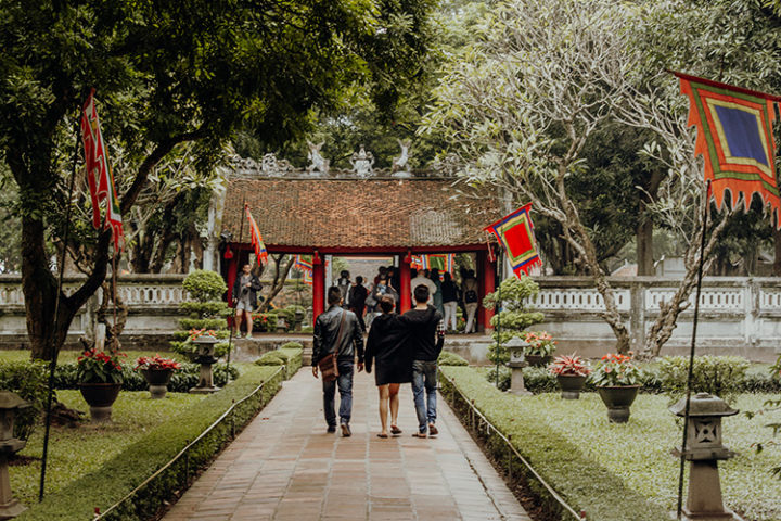 Der Literaturtempel Hanoi Vietnam