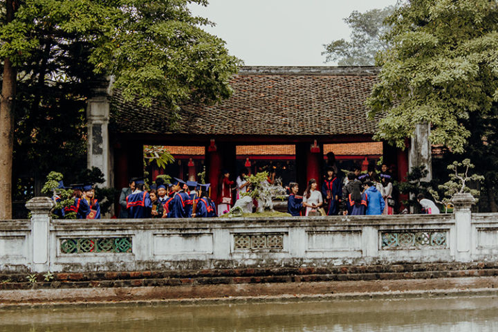 Der Literaturtempel Hanoi Vietnam