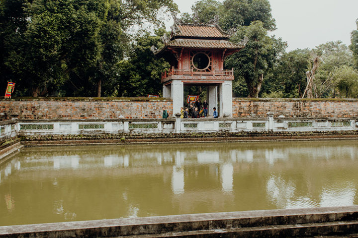 Der Literaturtempel Hanoi Vietnam