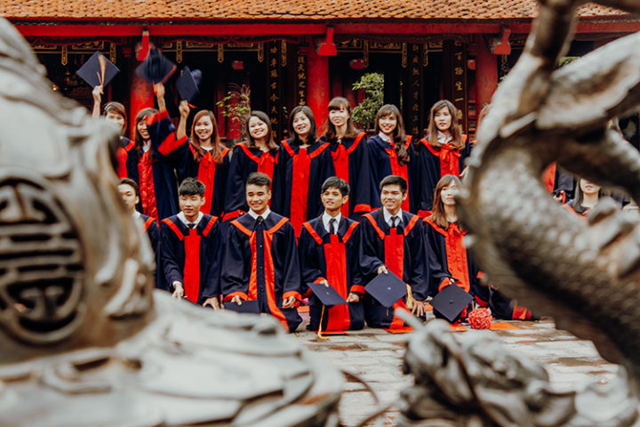 Der Literaturtempel Hanoi Vietnam