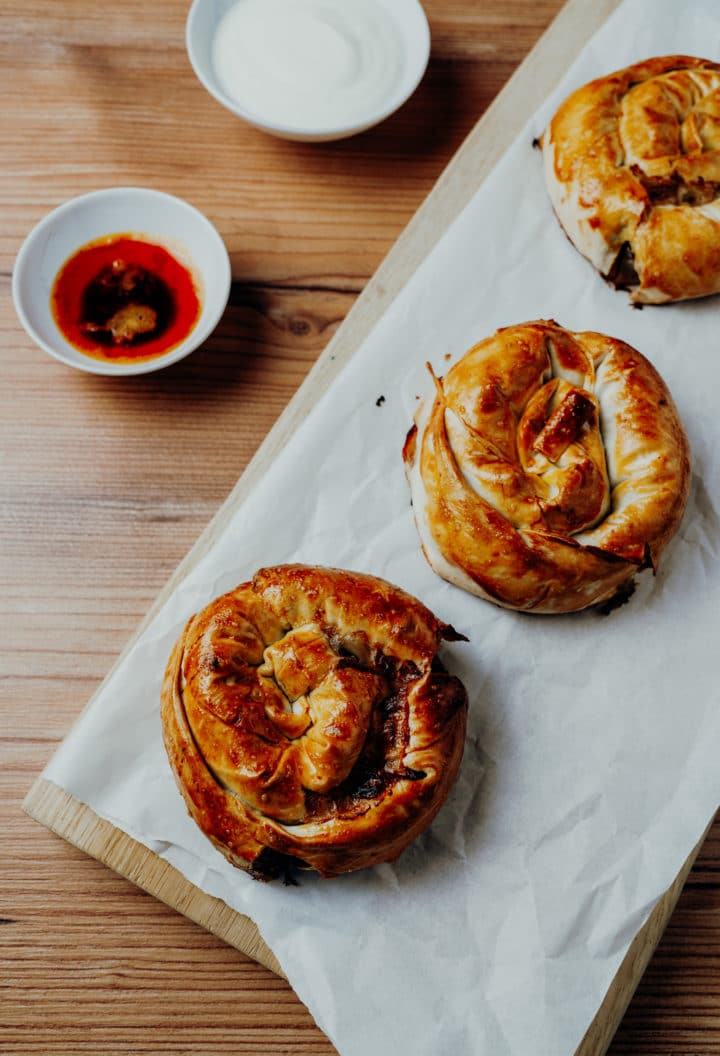 Börek mit Hackfleisch – Kıymalı Börek