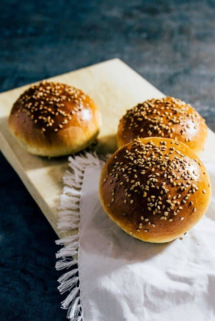 Brioche Burger Buns – die perfekten Burger Brötchen