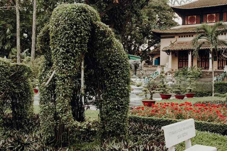 Der botanische Garten von Ho Chi Minh City