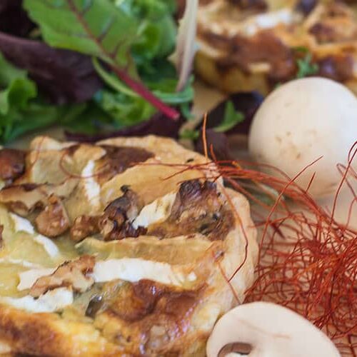 Tartelettes mit Camembert nach einem Rezept aus Frankreich