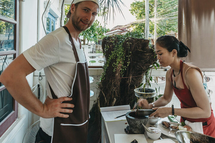 Kochkurs bei Wibhawee in der Bophut Cookery Class, Koh Samui