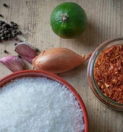 Coconut Sambol Zutaten