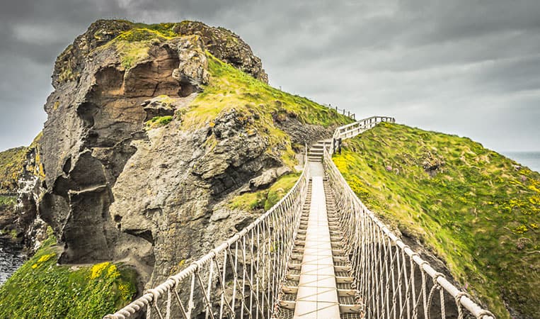 Die Carrick-a-Rede Rope Bridge