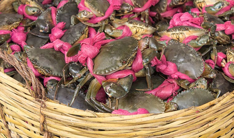 Krebse am Phsar Thmei