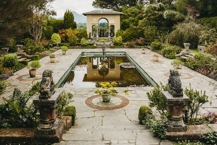 Die Insel Garinish, lnacullin, Bantry Bay, Irland
