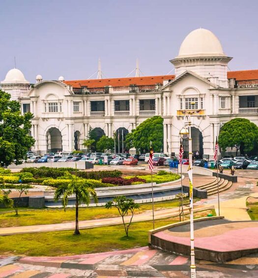 Der Bahnhof in Ipoh, Malaysia