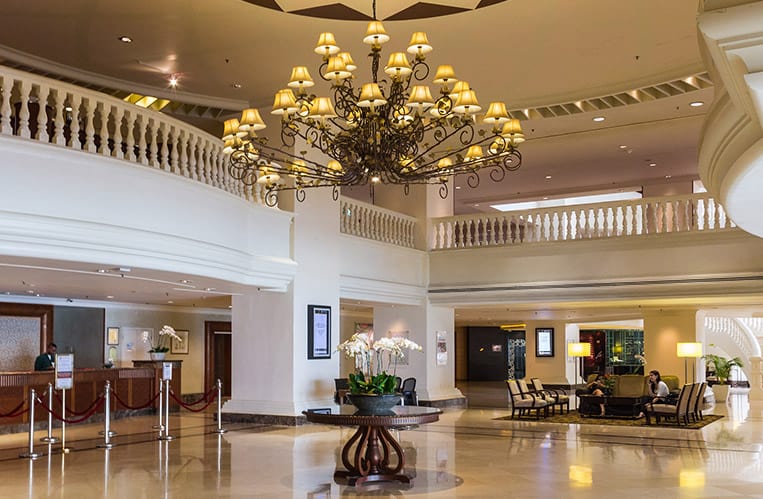 Die Lobby des Hotel Equatorial Melaka