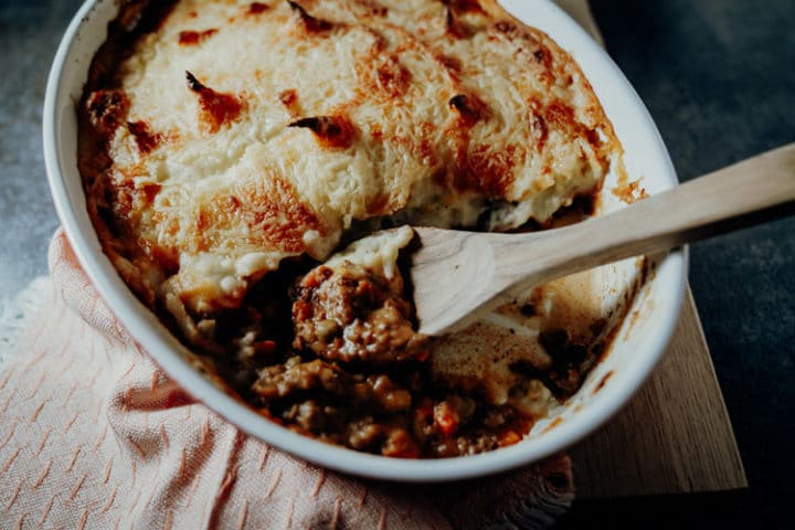 Shepherd’s Pie – Hackfleischauflauf mit Kartoffelhaube aus Irland