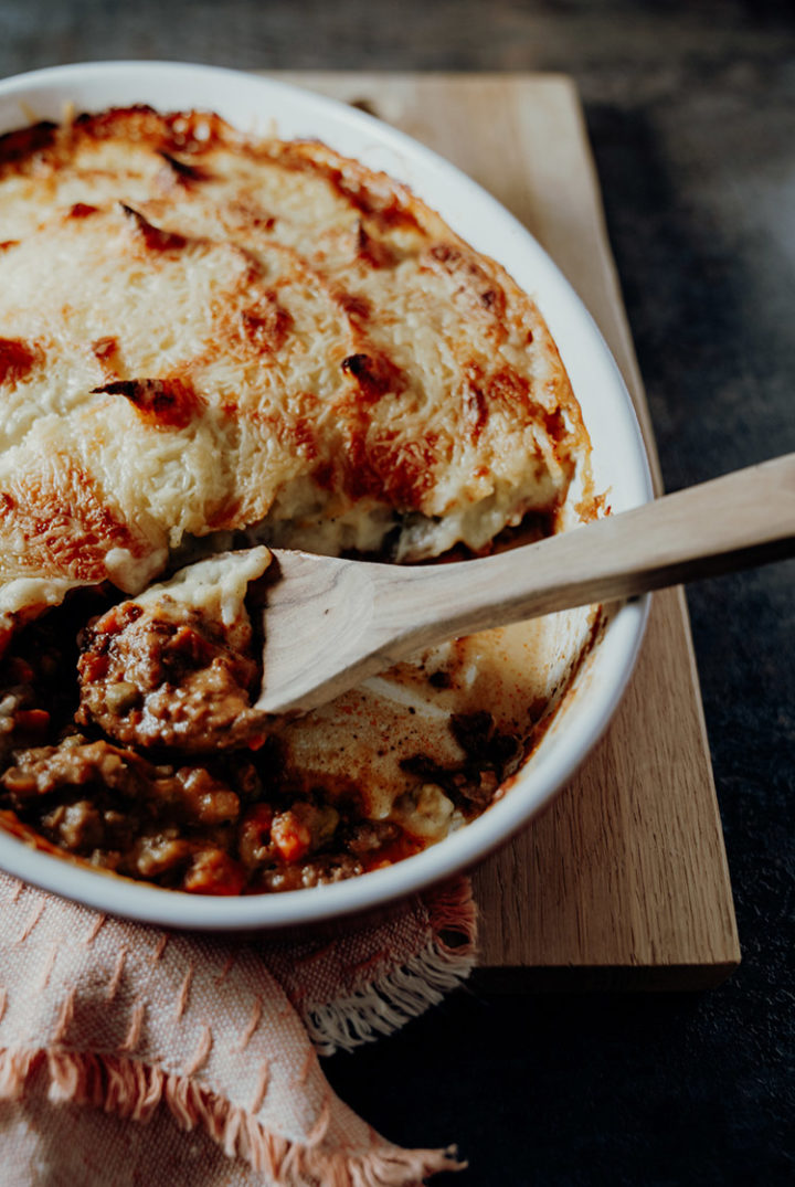 Shepherd’s Pie – Hackfleischauflauf mit Kartoffelhaube aus Irland
