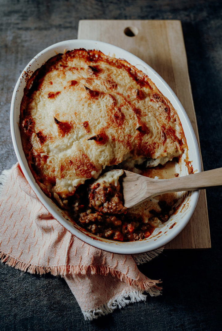 Shepherd’s Pie – Hackfleischauflauf mit Kartoffelhaube aus Irland