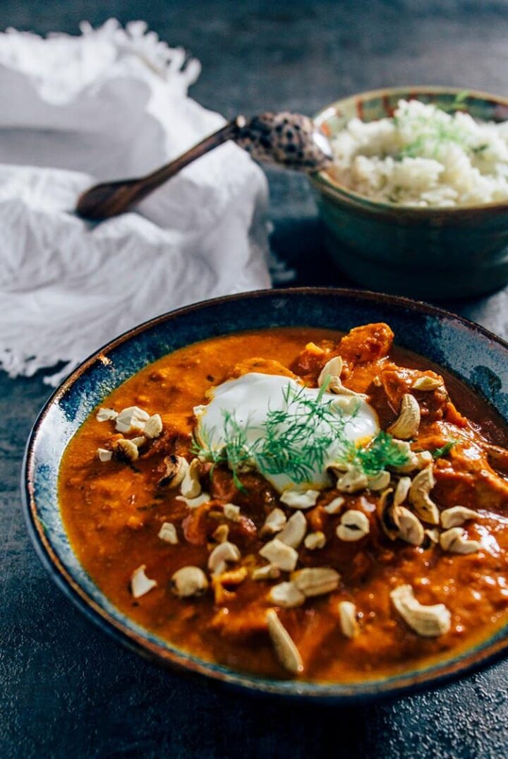 Chicken Tikka Masala mit Dillreis