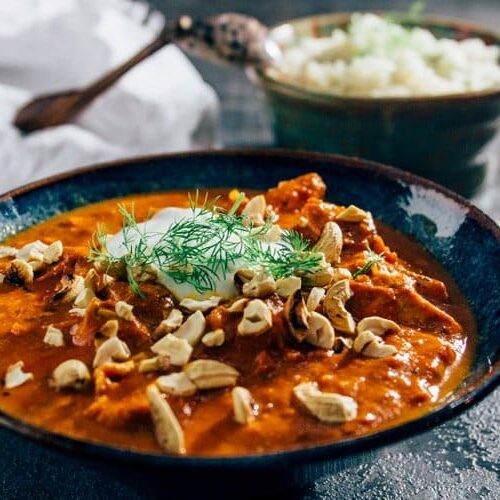 Chicken Tikka Masala mit Dillreis