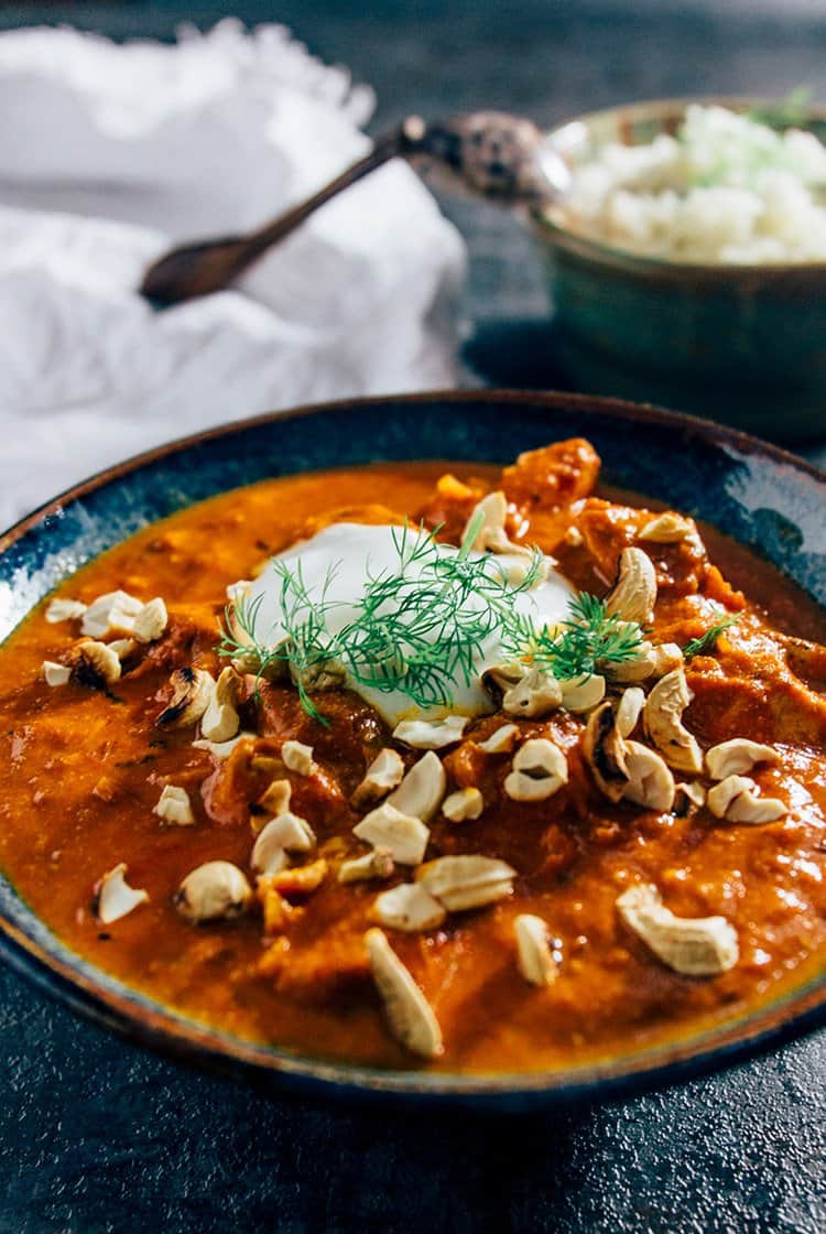 Chicken Tikka Masala mit Dillreis