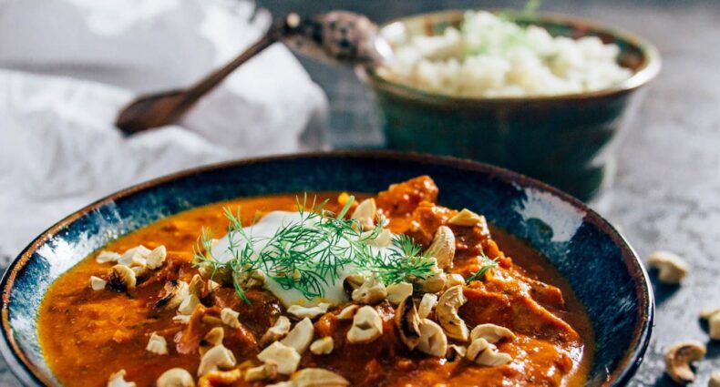 Chicken Tikka Masala mit Dillreis