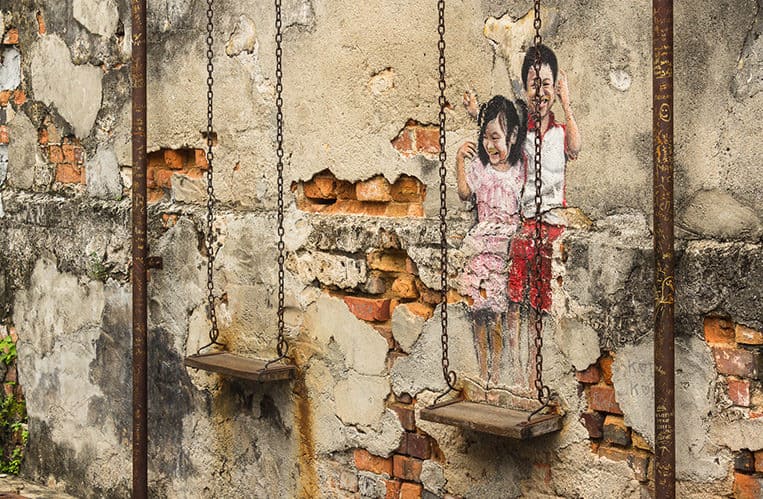 Streetart in George Town