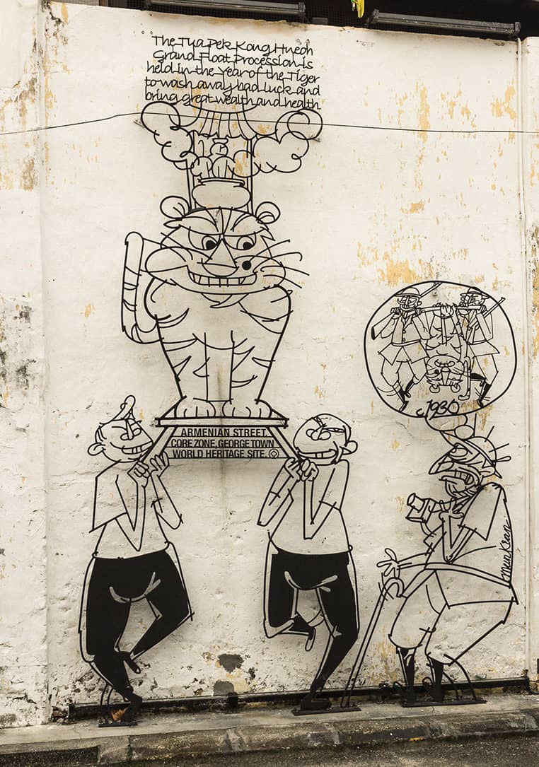 Streetart in George Town