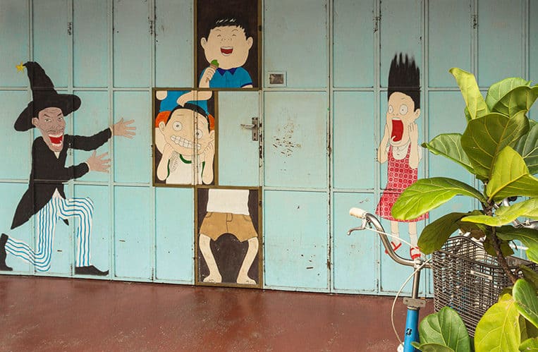 Streetart in George Town