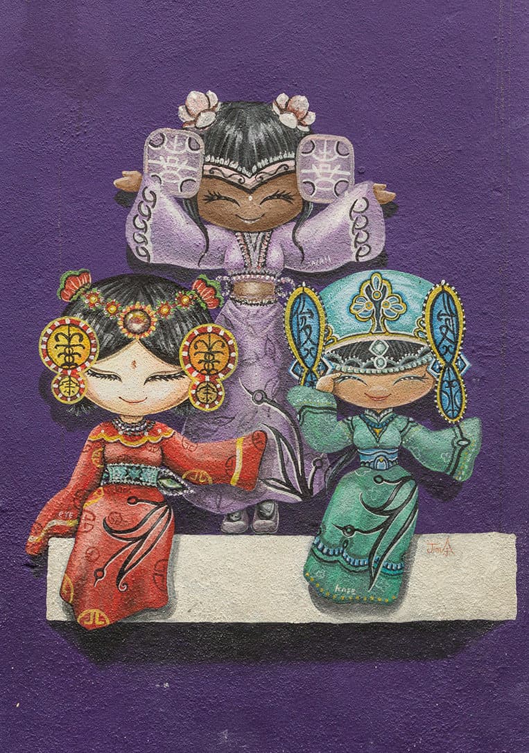 Streetart in George Town