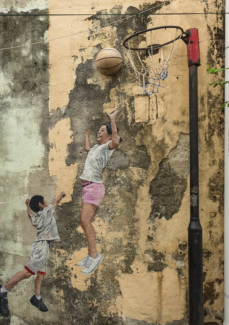 Streetart in George Town
