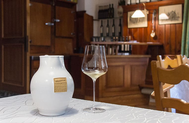 Weinprobe auf dem Weingut Potzinger in der Steiermark