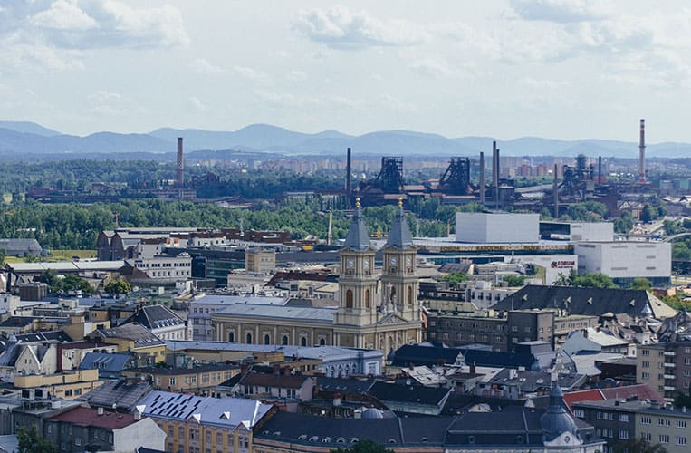 Das alte Rathaus Ostrava