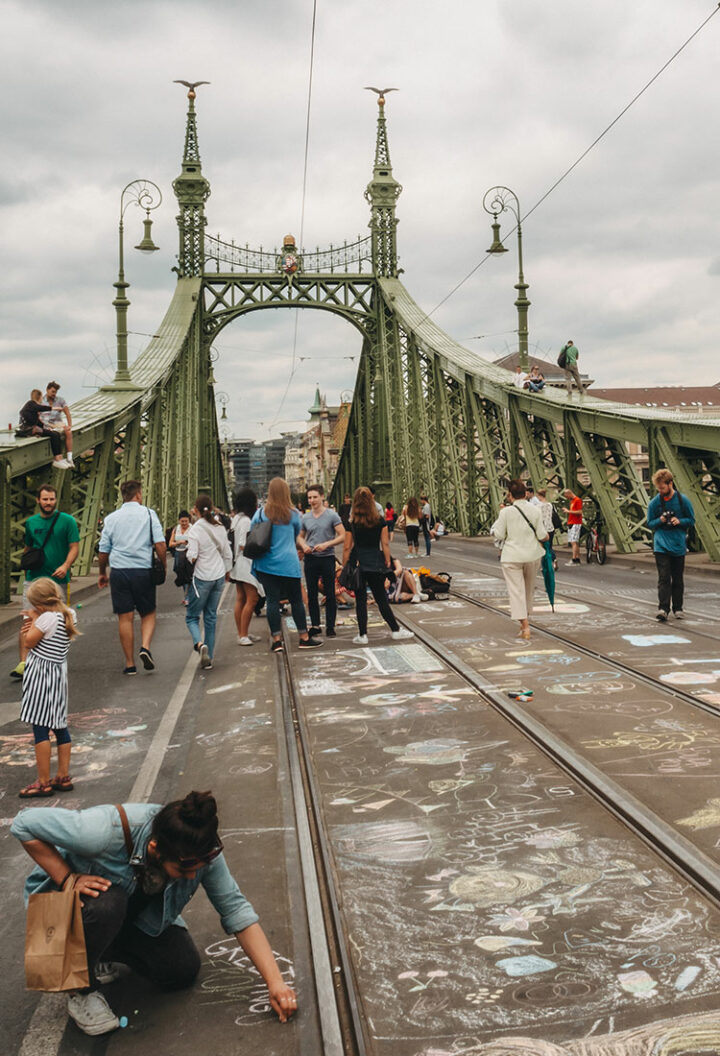 Freiheitsbrücke, Gellértberg, Budapest