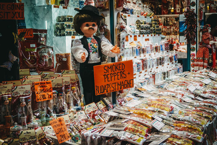 Die Große Markthalle in Budapest