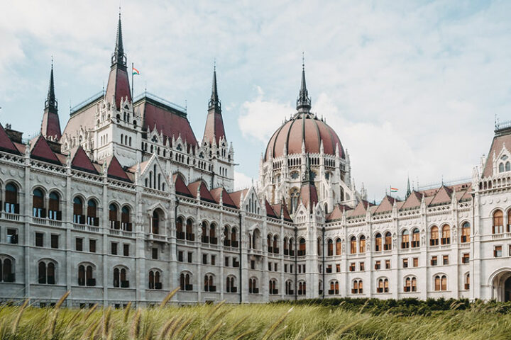 Das Parlamentsgebäude in Budapest