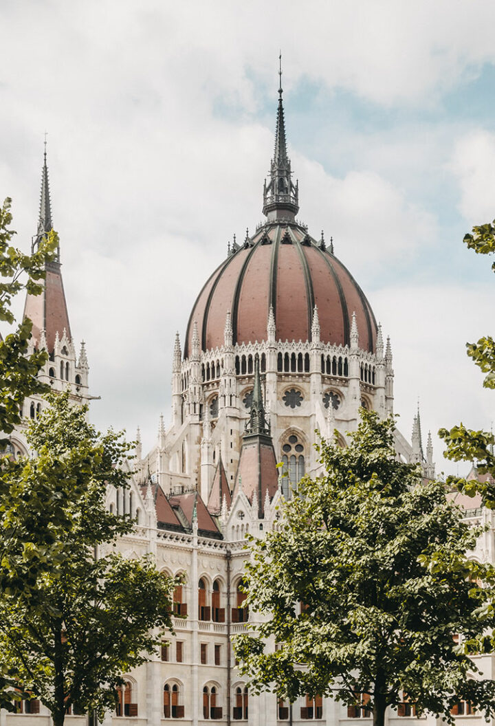 Das Parlamentsgebäude in Budapest