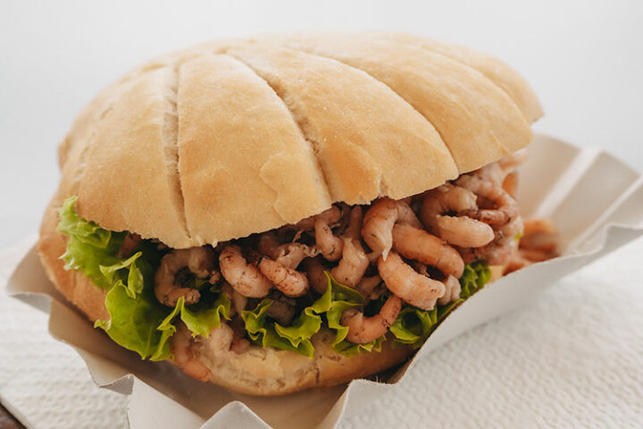 Krabbenbrötchen, Klibfisch, Nordsee