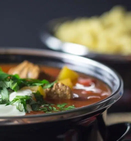 Marhapörkölt – oder auch Rindergulasch