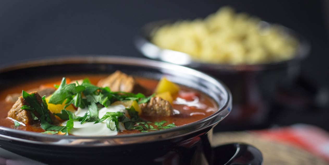 Marhapörkölt – oder auch Rindergulasch