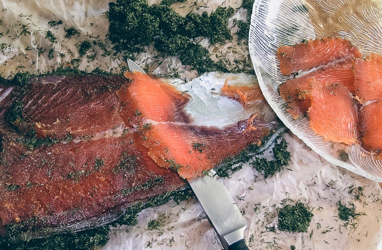 Graved Lachs in Norwegen