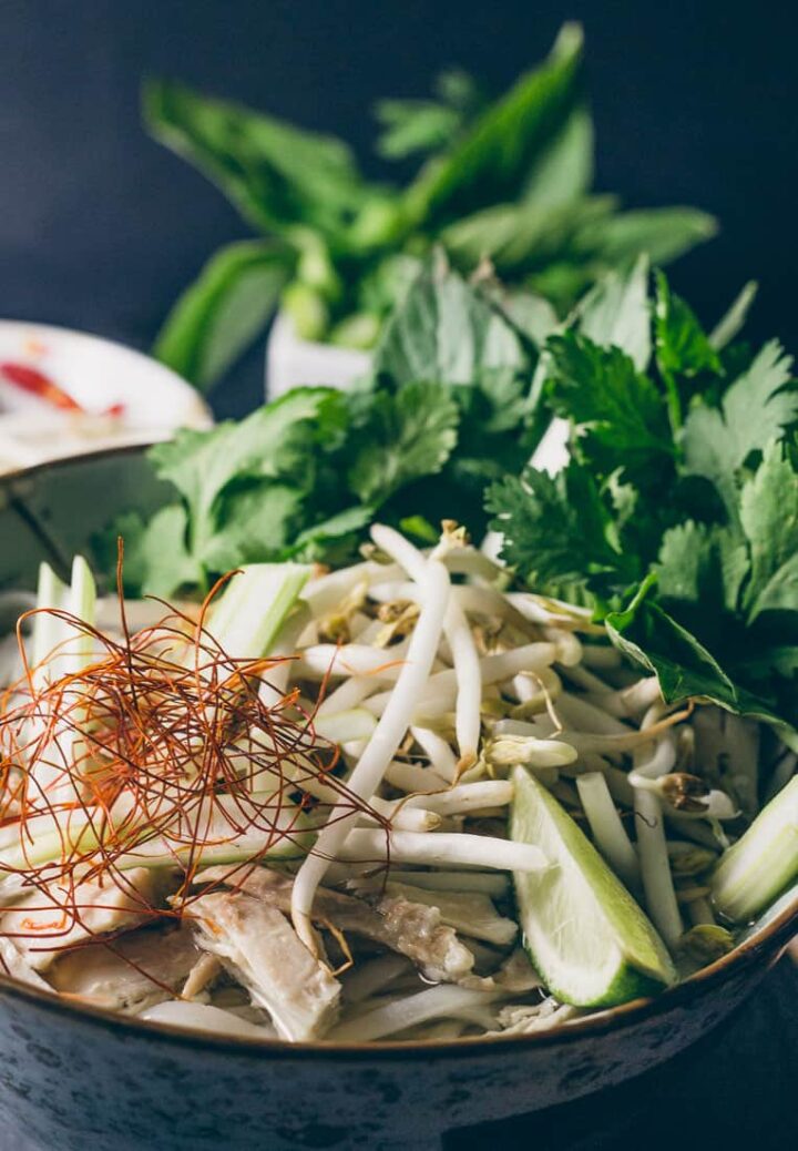 Pho Ga – Vietnamesische Nudelsuppe mit Huhn