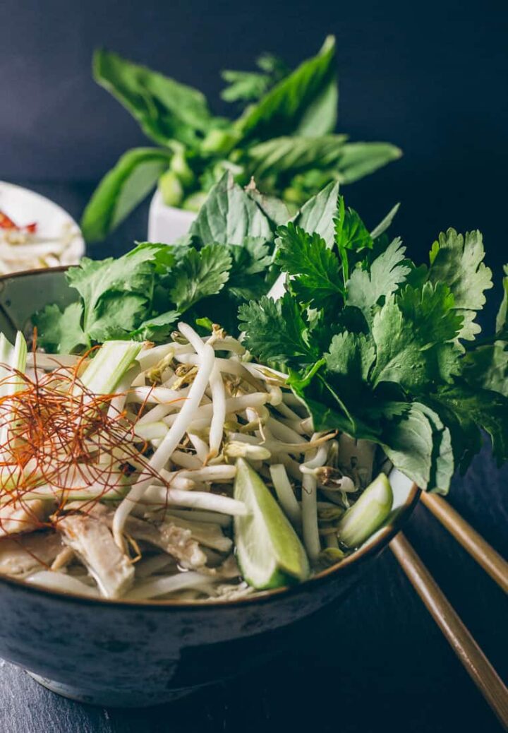 Pho Ga – Vietnamesische Nudelsuppe mit Huhn