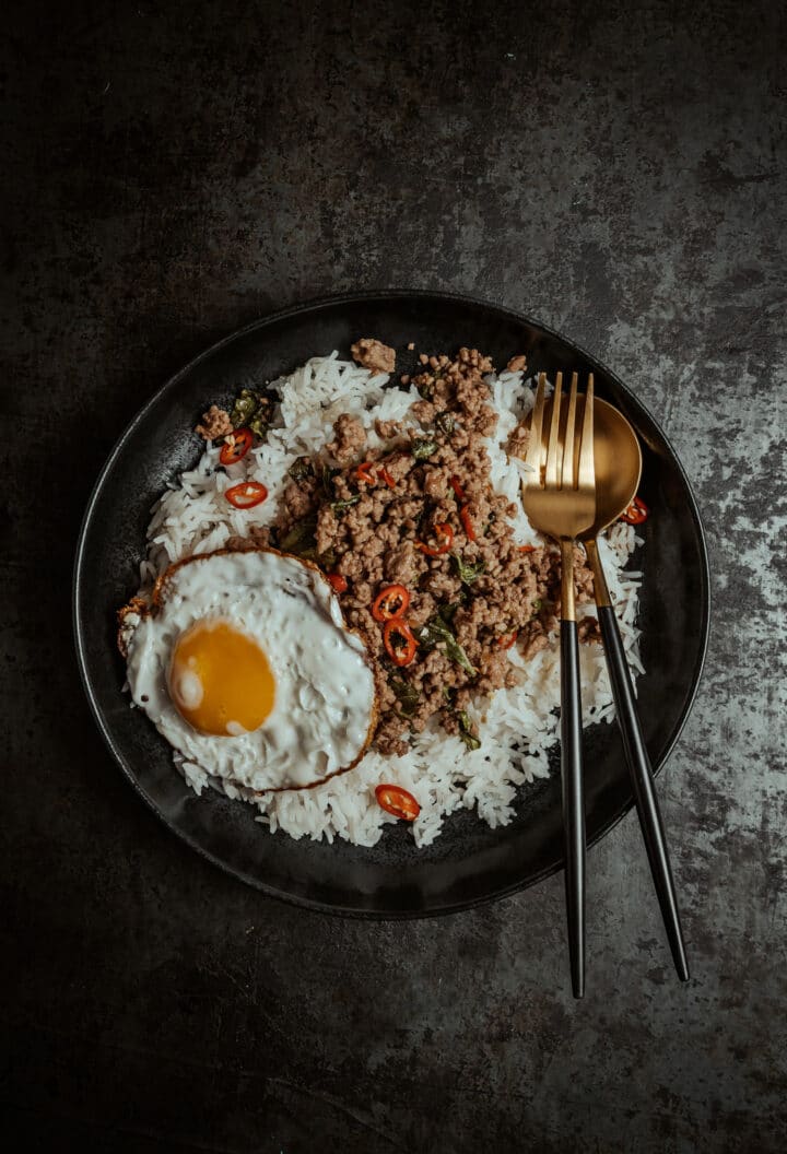 Pad Krapao mit Heiligem Basilikum – Rezept aus Thailand