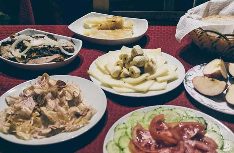 Weihnachtsessen in Soroa, Kuba