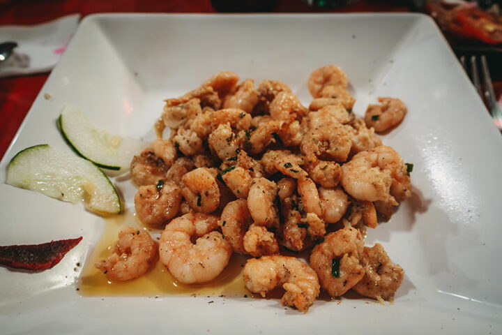 Essen auf Kuba – Camarones