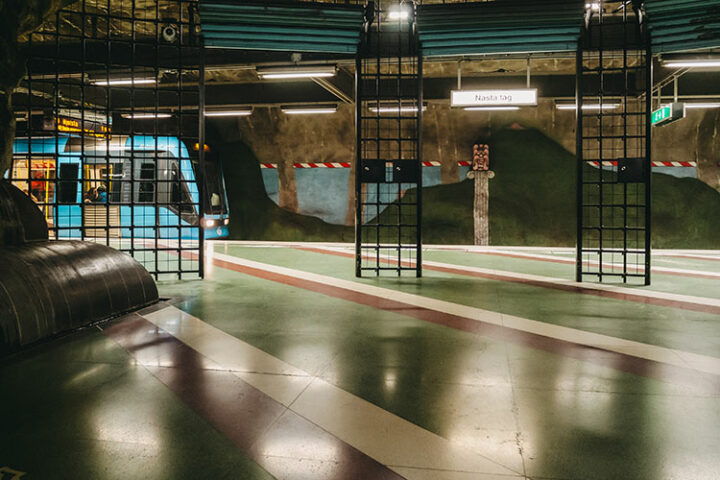 Station Kungsträdgården, Tunnelbana, U-Bahn in Stockholm