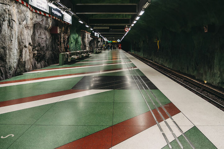 Station Kungsträdgården, Tunnelbana, U-Bahn in Stockholm