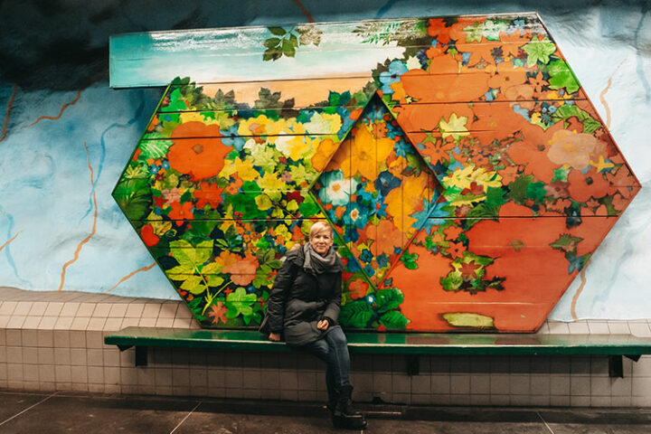 U-Bahn-Station Stadion, Stockholm, Tunnelbana