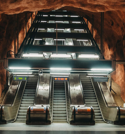 Die Tunnelbana: U-Bahn Kunst in Stockholm