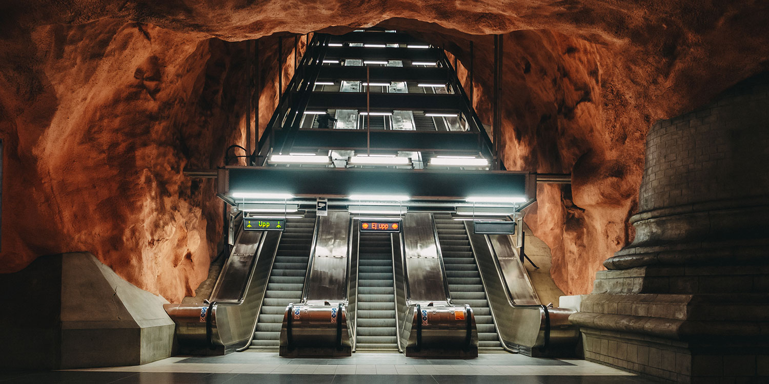 Die Tunnelbana: U-Bahn Kunst in Stockholm