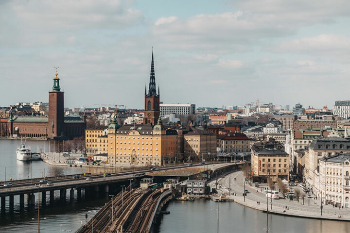 Aufzug Katarinahissen, Ausblick auf Stockholm