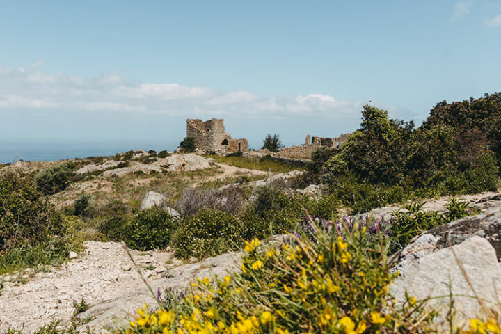 Das verlassenen Dorf Occi, Lumio, Korsika