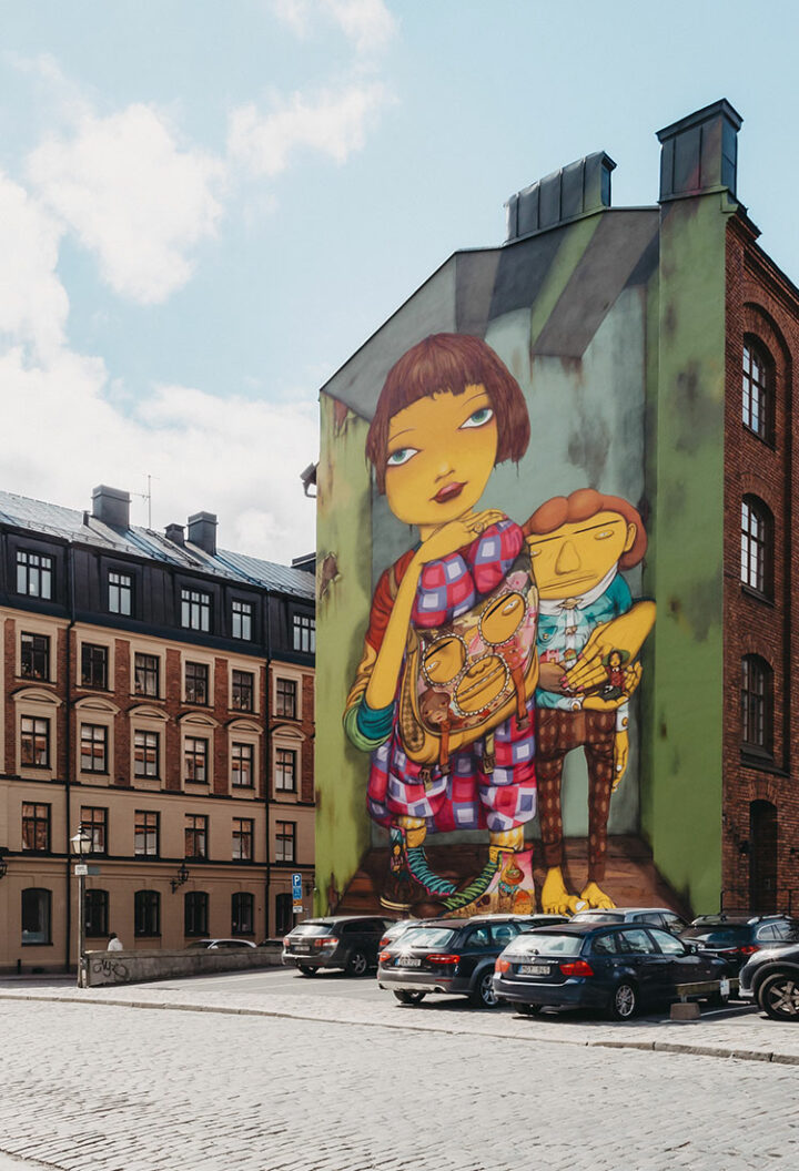 Mural in Södermalm, Stockholm
